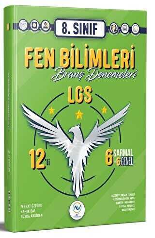 AV Yayınları 8. Sınıf LGS Fen Bilimleri 12 li Branş Deneme