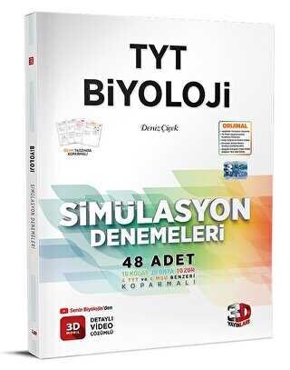3D Yayınları TYT Biyoloji Simülasyon Denemeleri Detaylı Video Çözümlü