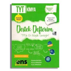 YKS TYT Kimya Destek Defterim Destek Serisi