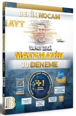 Benim Hocam Yayınları 2024 AYT Yapay Zeka Matematik 10 Deneme
