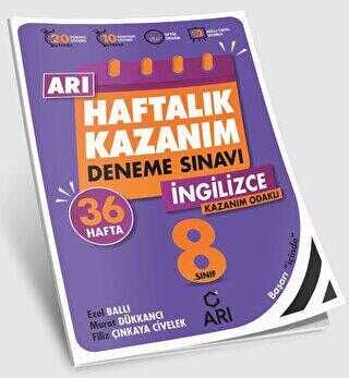 Arı Yayıncılık 8. Sınıf İngilizce Arı Haftalık Kazanım Deneme