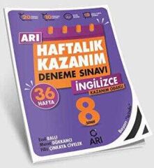 Arı Yayıncılık 8. Sınıf İngilizce Arı Haftalık Kazanım Deneme