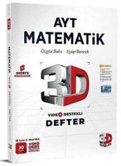 3D Yayınları AYT Matematik Video Destekli Defter