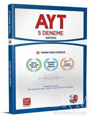 3D Yayınları AYT Sayısal 5 Deneme