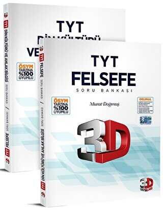 3D Yayınları TYT Felsefe ve Din Kültürü Soru Bankası