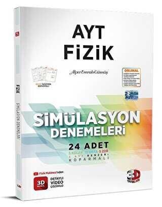 3D Yayınları AYT Simülasyon Fizik Denemeleri