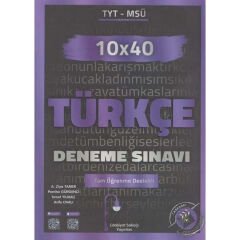TYT - MSÜ Türkçe 10x40 Deneme Sınavı