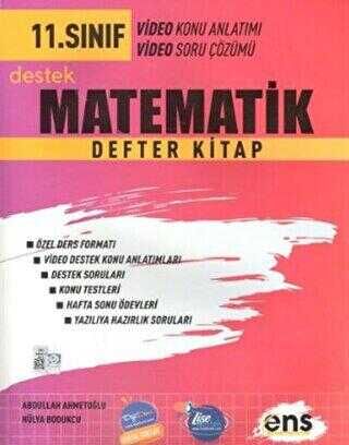 ENS Yayınları 11. Sınıf Matematik Destek Defter Kitap