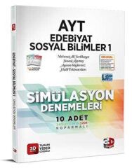 3D Yayınları AYT Edebiyat - Sosyal Bilimler 1 Simülasyon Denemeleri