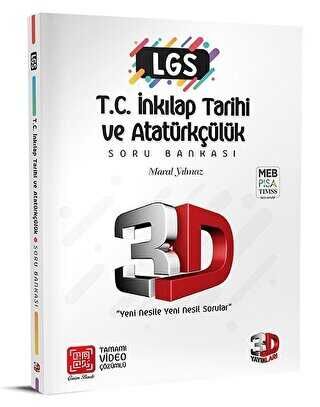 3D Yayınları LGS T.C. İnkılap Tarihi ve Atatürkçülük Soru Bankası Tamamı Video Çözümlü