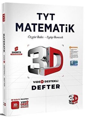 3D Yayınları Çözüm 3D TYT Matematik Video Defter Notu
