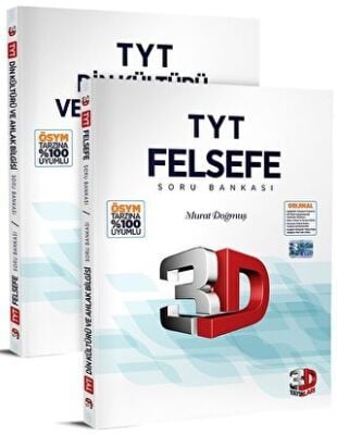 3D Yayınları TYT Felsefe ve Din Kültürü Soru Bankası