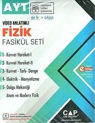 Çap Yayınları 2023 AYT Fizik Seti