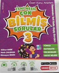 Kırmızı Beyaz Yayınları Kırmızı Beyaz 3. Sınıf Yeni Nesil Konu Özetli Çok Bilmiş Sorular Soru Bankası