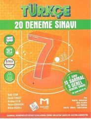 Mozaik Yayınları 7. Sınıf Türkçe 20 Deneme Sınavı