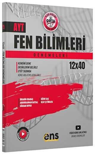 ENS Yayınları AYT Fen Bilimleri 12X40 Denemeleri