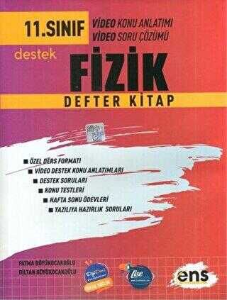 ENS Yayınları 11. Sınıf Fizik Defter Kitap