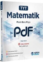 Eğitim Vadisi Yayınları 2023 TYT Matematik PDF Planlı Ders Föyü