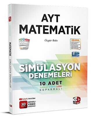 3D Yayınları 2023 AYT 3D Simülasyon Matematik Denemeleri