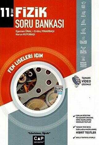 Çap Yayınları 11. Sınıf Fen Lisesi Fizik Soru Bankası