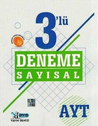 Yayın Denizi Yayınları AYT Sayısal 3 lü Deneme Video Çözümlü